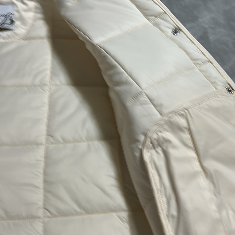 Rebecca Minkoff Cream Quilted Jacket - Picture 6 of 7
